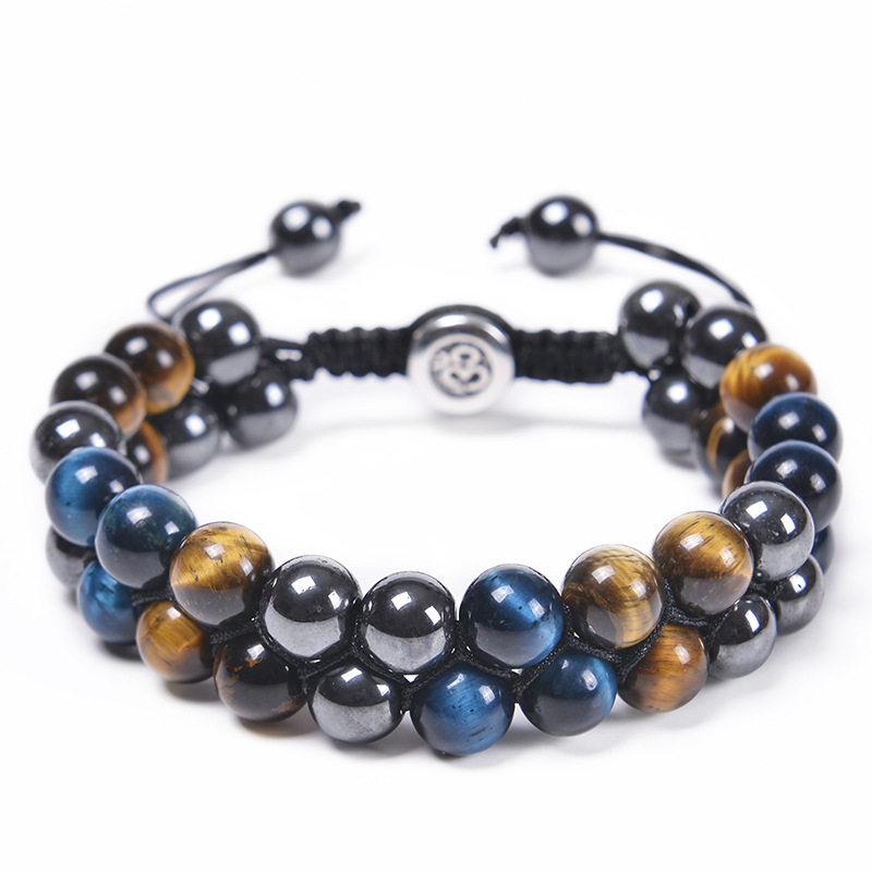 35g Weight Bracelets Classification 1 Piece Quantity Daily Occasion natural stone Material Gradient Color Pattern Unisex Gender Beaded Design Fashion Style Fashion Gradient Color Natural Stone Beaded Bracelets 1 Piece 6