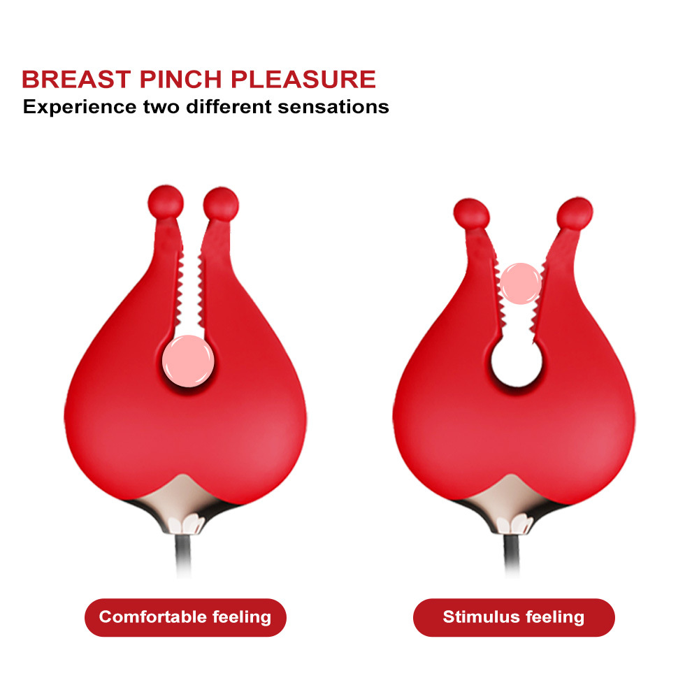 New Product Vibrating Cream Jug for Women Rose Vibrating Rod Female Jump Egg Breast Stimulating Massage Adult Sex Toys