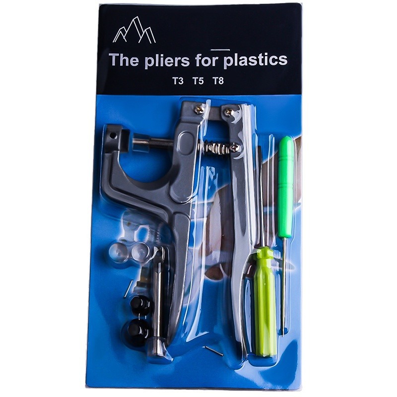 En Existencia, Alicates de Presión Manual para Botones a Presión T5/T8, Alicates de Resina Plástica Coloridos, Herramienta de Instalación Manual para Bricolaje