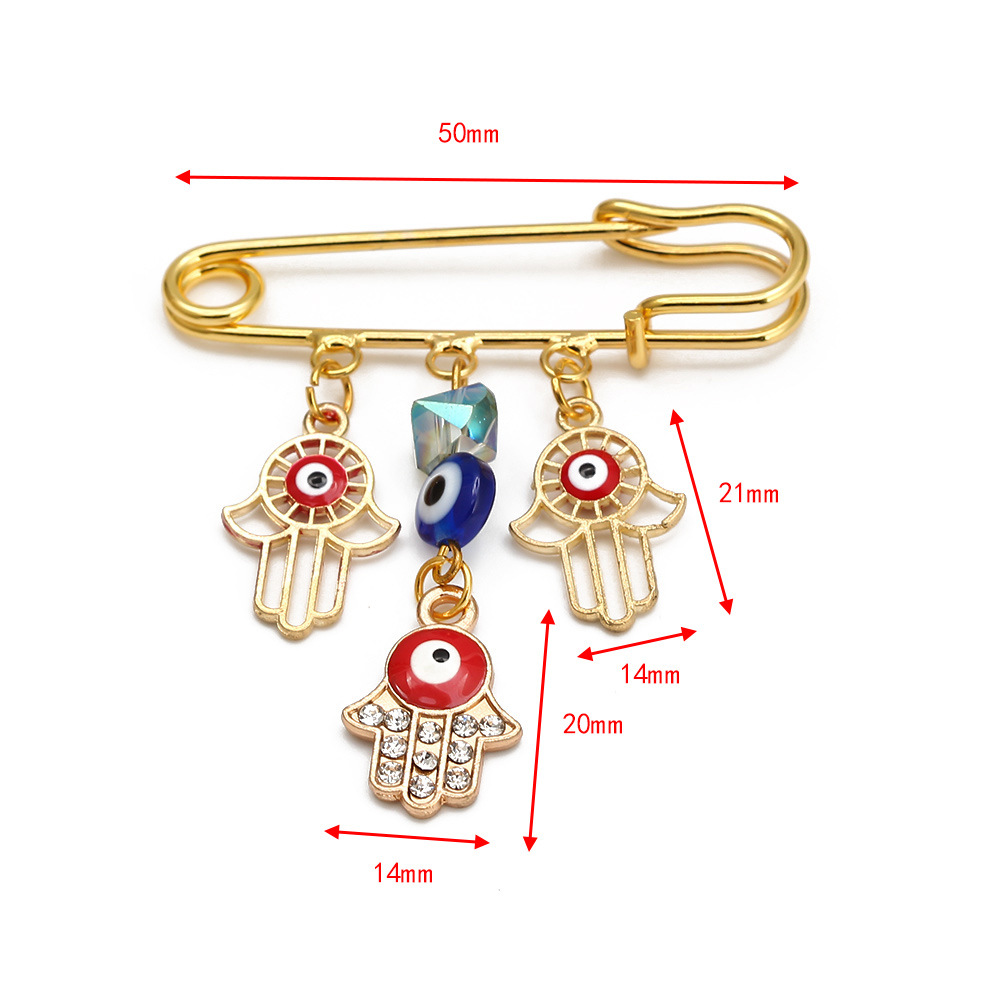 Simple Style Eye Alloy Plating Women's Brooches display picture 43