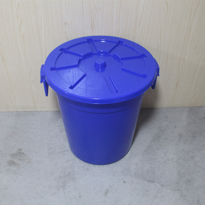 揭阳工厂批发150L发酵圆桶 加厚塑料白桶水果蔬菜腌制带盖密封桶
