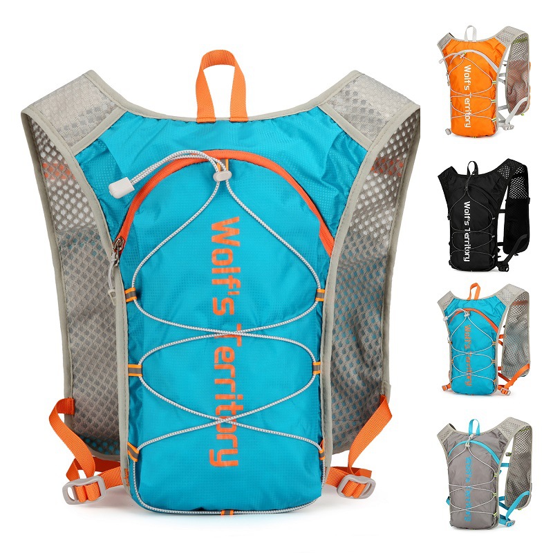 Outdoor Cross-Country Backpack, Marathon Running Backpack, Hiking Bag, Mountaineering Bag, Mountain Bike Cycling Sports Water Bag Backpack