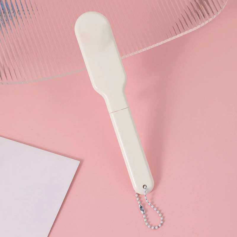 Peine plegable pequeño y portátil Peine de peinado de cabello trenzado para mujer Peine pequeño para niños Peine de dientes densos con flequillo para niñas Peine de viaje