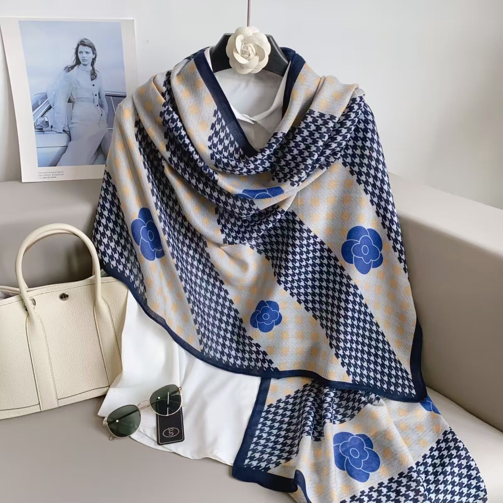 면과 린넨 스카프-13