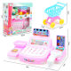 Cross-border Hot Sale Children's Simulation Supermarket Cashier Set Simulation Scanning Card Cash Register Play Home Toys