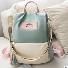 牛津布雙肩包超火百搭防盜三用包韓版大容量休閒旅行書包單肩包