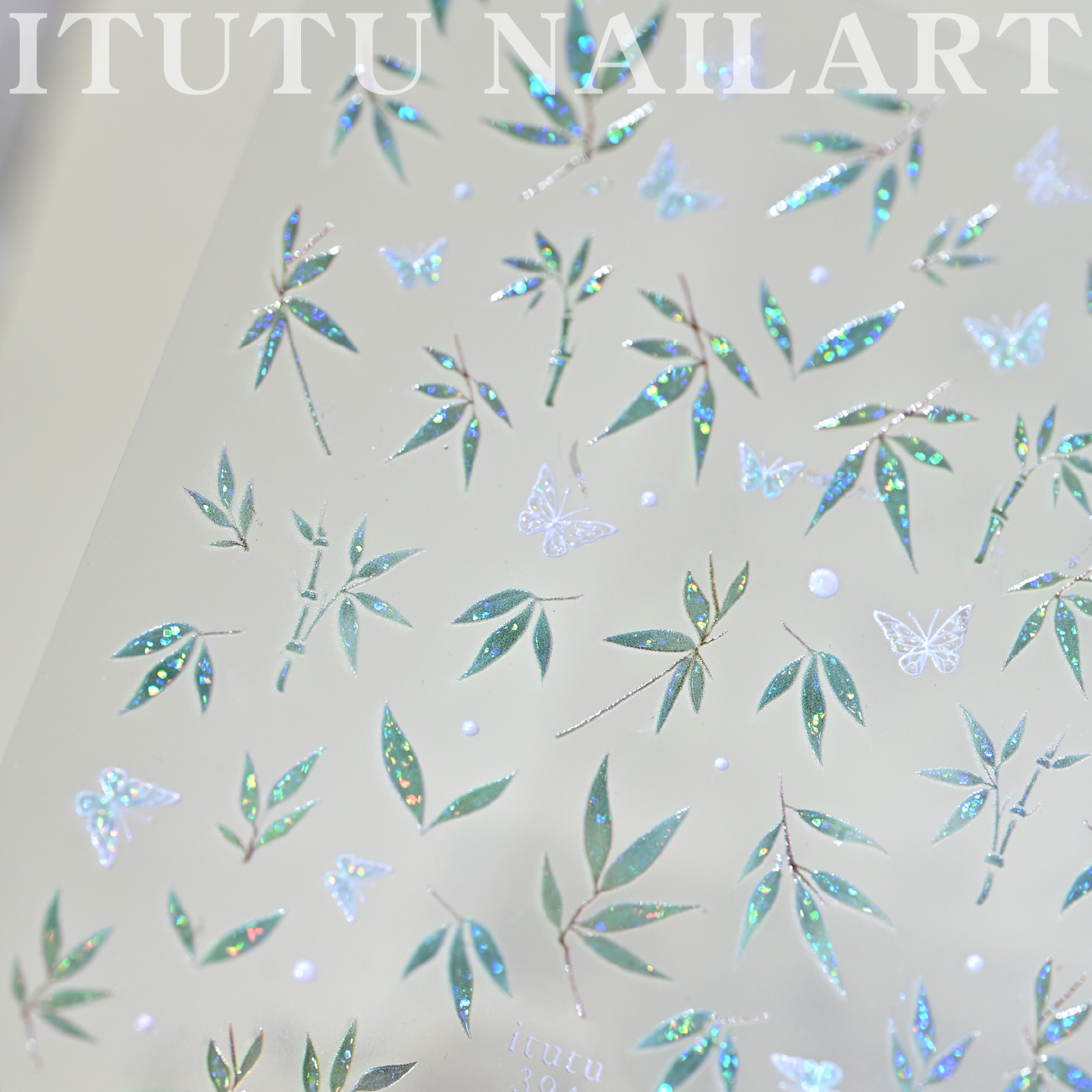 Nuevo estilo chino, elegante y colorido, pegatinas de uñas de bambú, pequeño libro rojo, estilo explosivo, decoración de armadura de desgaste tridimensional en relieve