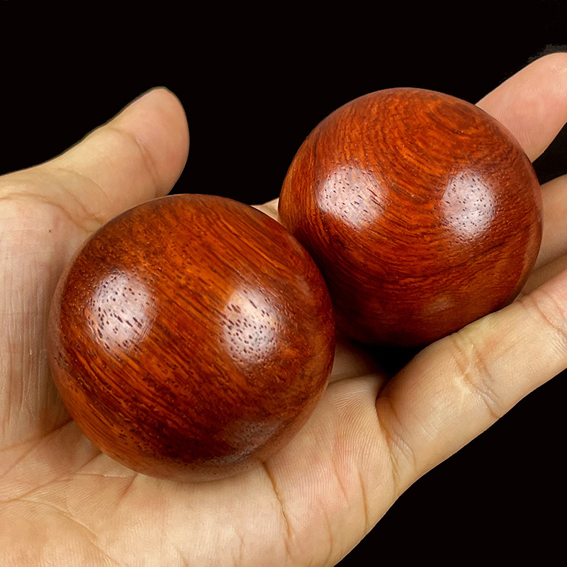 rosewood hand piece wooden round ball handball fitness ball wholesale