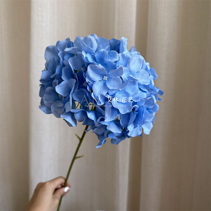 파란색