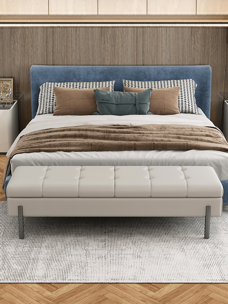 Bed end bench bedroom princess chair long bar cabinet extended joint bench clothing bed front bench bed length bench hotel hotel