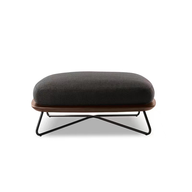 Diseñador de sofá de caña casual nórdico al aire libre madera sólida de alta gama villa patio jardín terraza sofá impermeable