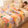 Winter fleece coral flannel double-layer duvet cover for sleep, Birthday gift