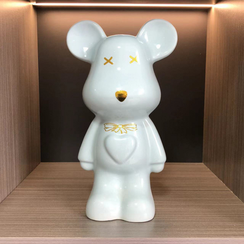 モダンでシンプルなセラミック装飾品ホームリビングルームワインキャビネットデスクトップクリエイティブルームキャビネット装飾品|undefined