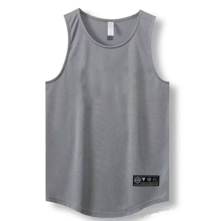 Basketball Uniform Vest Customized Men's American Quick-Drying Sleeveless Sports Top Basketball Professional Training Curry Blue Shooting Uniform