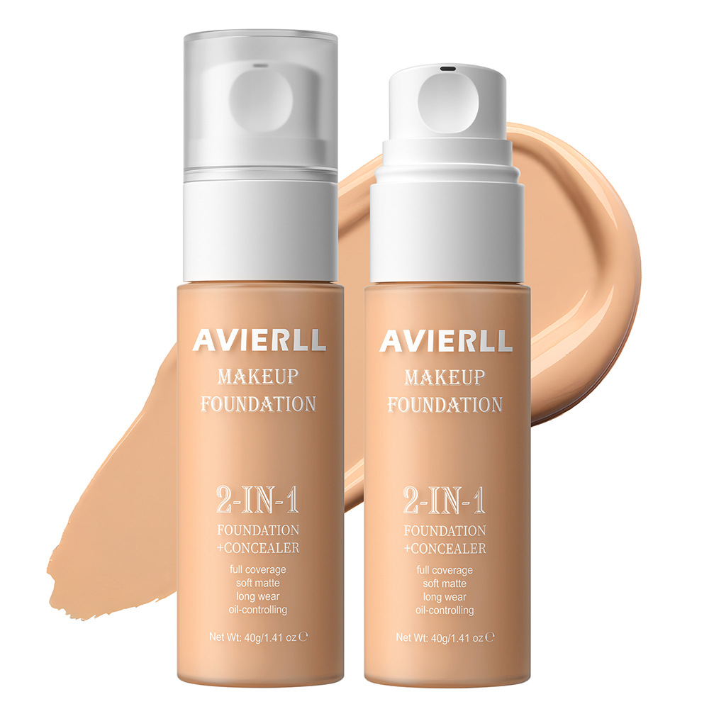 Transfronterizos para hidratar líquido de base de maquillaje duradero impermeable fácil de empujar para abrir el control de aceite de la base de bloqueo comercio exterior Inglés