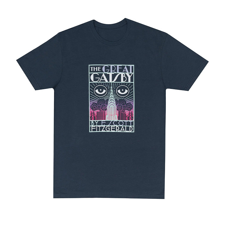 The Great Gatsby Literary Series American Casual Direct Print Short Sleeve T-Shirt