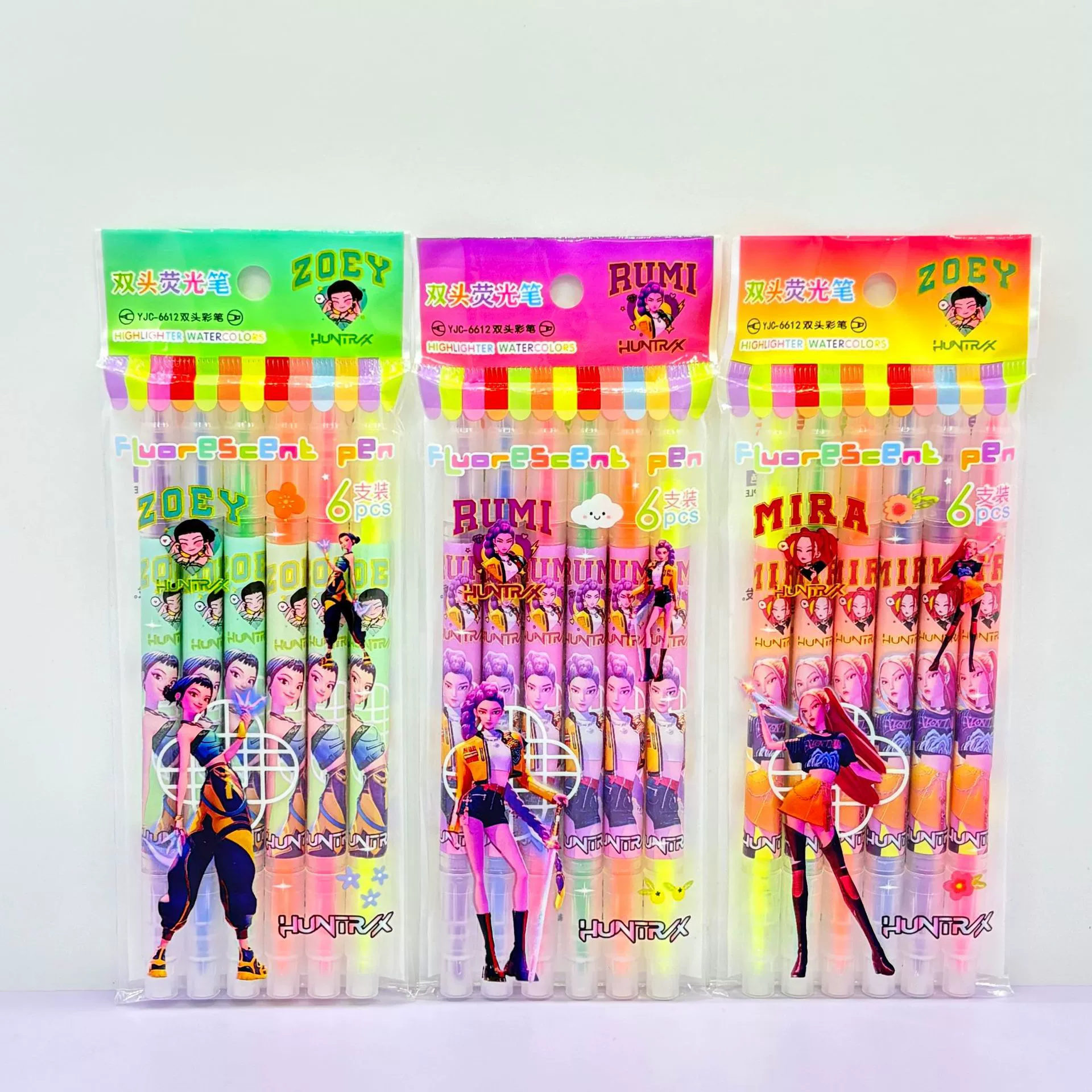 Stationery, set, cartoon ruler for students, new collection
