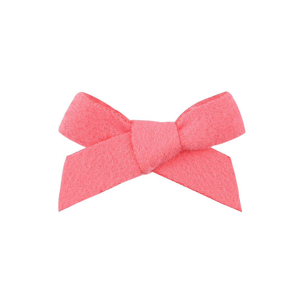 Nihaojewelry Simple Style Double-sided Woolen Cloth Bow Children's Hairpin Wholesale Jewelry display picture 8