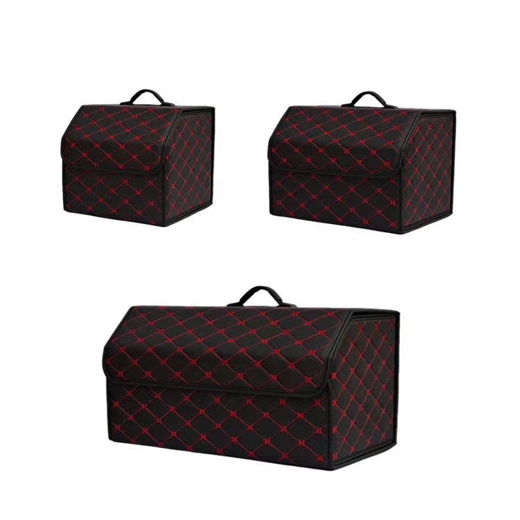 Car trunk storage box, vehicle-mounted storage box, multifunctional organizer box, large-capacity storage box, portable model