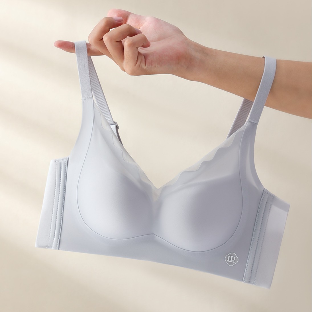 #6007 원래 편안한 작은 가슴 모임 조정 가능한 속옷 실크 소프트 지원 비 갈비 브래지어