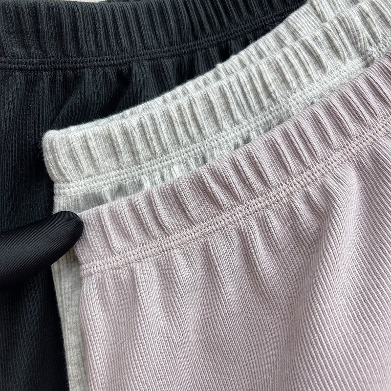 スキムズと同じCOTTONRIBリブ編みショートパンツ、ルーズショート、アメリカンスタイルのセクシーでカジュアルなスポーツショートパンツ、超ショート丈|undefined