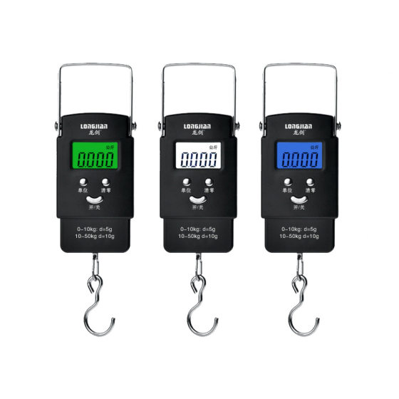 Mini portable electronic scale high precision household portable scale 50kg small spring precision fishing express Hook scale