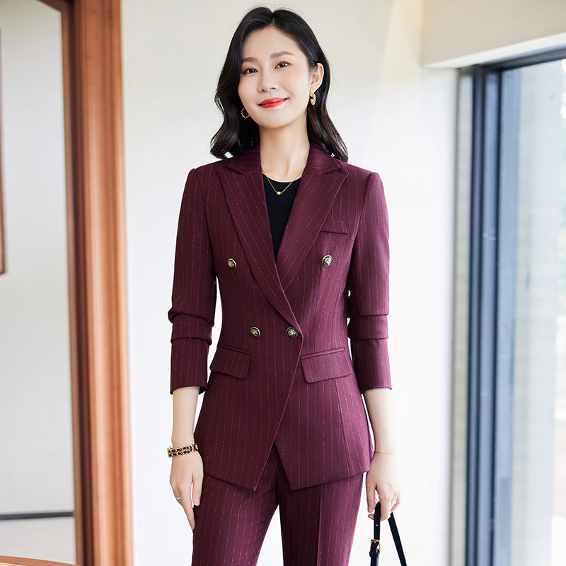 Spring autumn burgundy long-sleeve