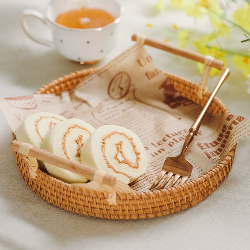Большая плетёная корзина для хранения на столе, DIY, хлеб