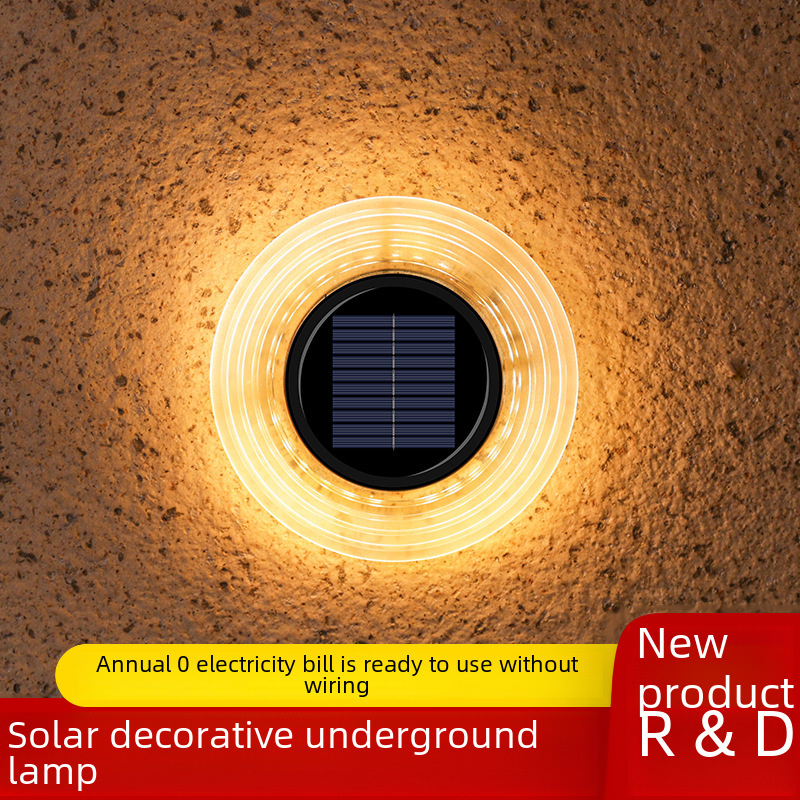 LED lamp solar-powered for cemetery
