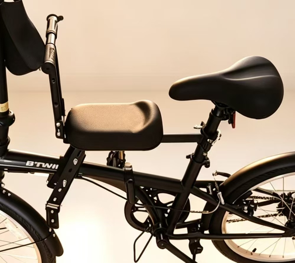 Asiento de coche plegable para niños bicicleta eléctrica portátil rápido desmontaje y montaje de asiento delantero fábrica al por mayor
