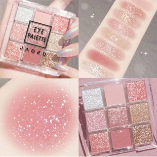 JADED nine-color eyeshadow plate ins super popular Pearl matte Internet celebrity cheap cross-border special for hot eyeshadow