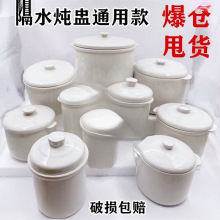 天际陶瓷隔水炖盅燕窝盅蒸蛋盅大小内胆带盖养生炖锅密封大炖罐