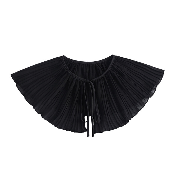 Black shiffon cloak
