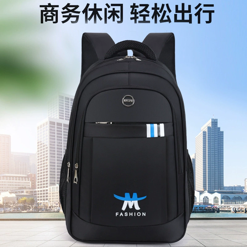 Men's backpack, laptop, capacious school bag for elementary school students for traveling, high-quality style, business version