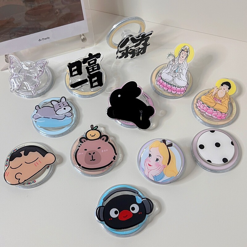 New Cute Cartoon Bracket for magsafe Magnetic Mobile Phone Bracket Acrylic Telescopic Airbag New Cute Cartoon Bracket for magsafe Magnetic Mobile Phone Bracket Acrylic Telescopic Airbag