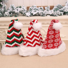 Regalos De Navidad Sombreros De Navidad Sombreros De Papá Noel Sombreros De Terciopelo Dorado Para Adultos Y Niños display picture 8