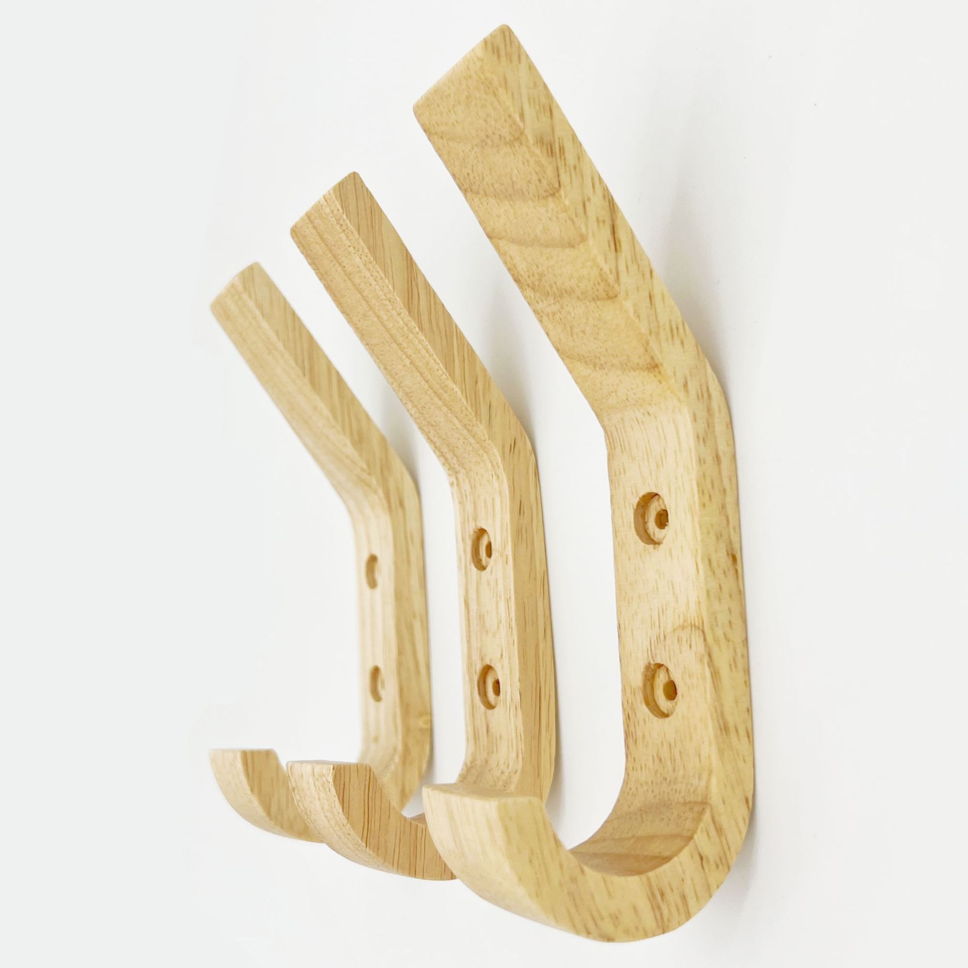 Suministro directo de fábrica creativo gancho de madera maciza pasillo de la pared del hogar de madera gancho de abrigo gancho de montaje gancho de sala