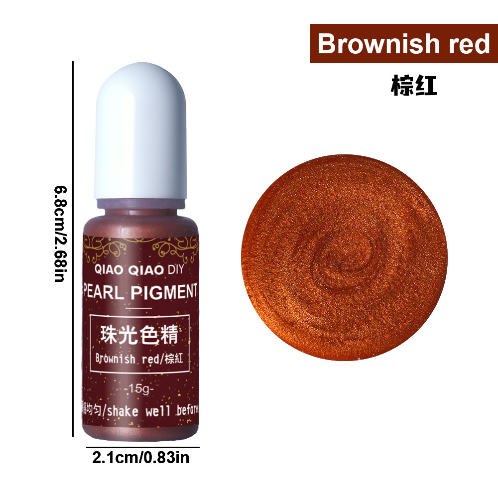 Tairui Drip Glue Pearl Color Essence DIY Handmade Color Mixing Pigment Color Essence UV Resin Glue C