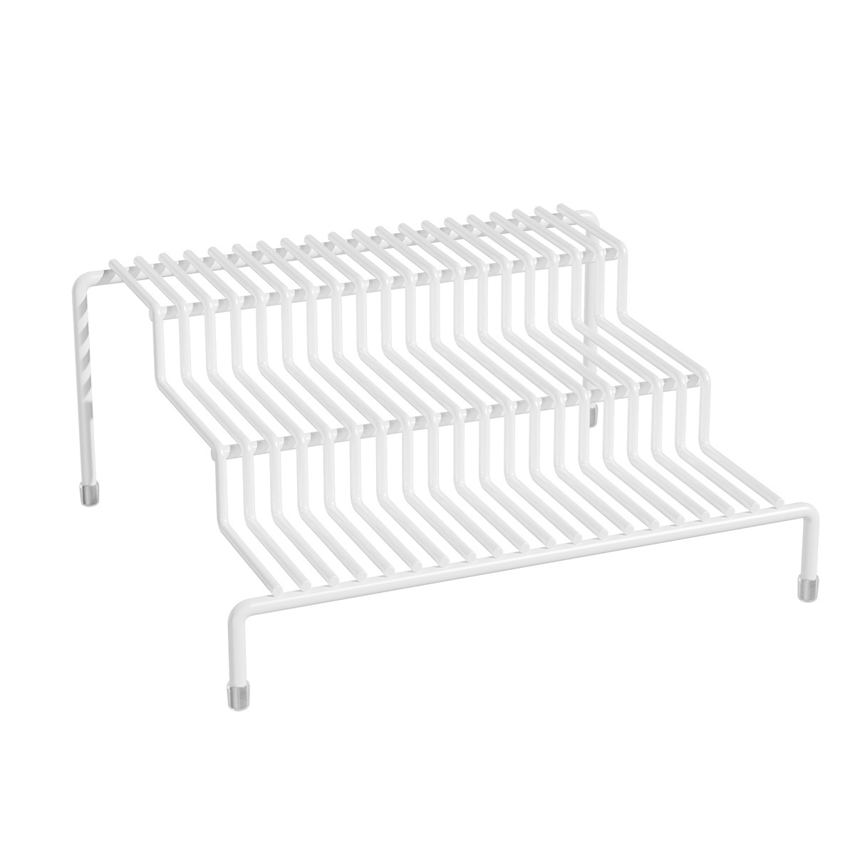 Estante de almacenamiento de botellas de condimento en cascada blanco de tres capas Estante de almacenamiento de baño sin perforación Estante de cocina de dormitorio multifuncional