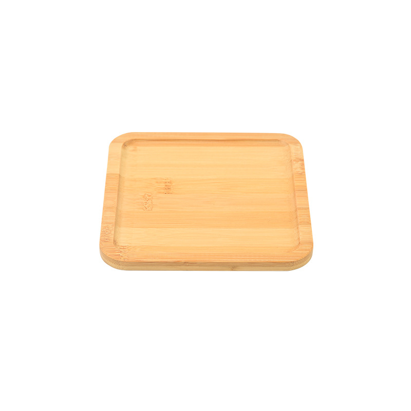 Bandejas de bambú rectangulares y redondas de estilo japonés para el hogar, bandejas para comida, bandejas para barbacoa de restaurante, bandejas de madera maciza, juegos de té comerciales.