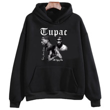 ���羳ŷ�롿Rapper Tupac 2pac Hoodies Men Harajuku Hip Hop