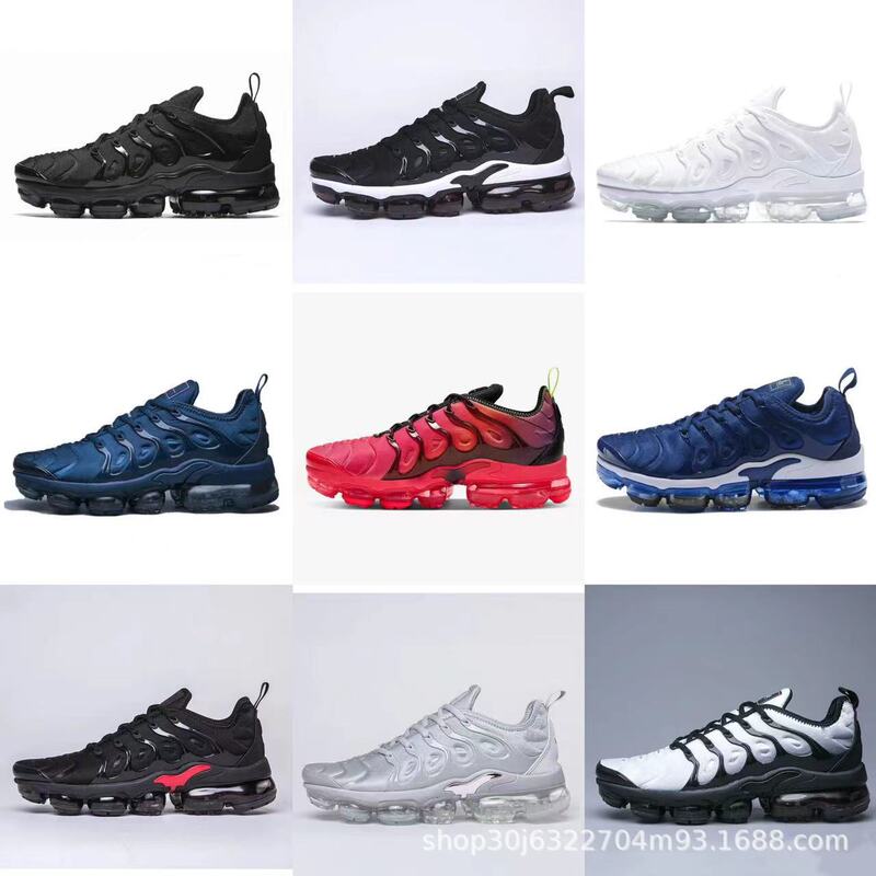 Putian Shoes Cross-Border Vapormax Plus Breathable Lightweight Air-Cushioned Casual Running Shoes Unisex Sports Shoes