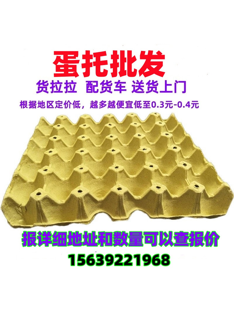 纸浆鸡蛋托盘包装盒纸托盘幼儿园手工DIY环创运输蛋托30枚中国