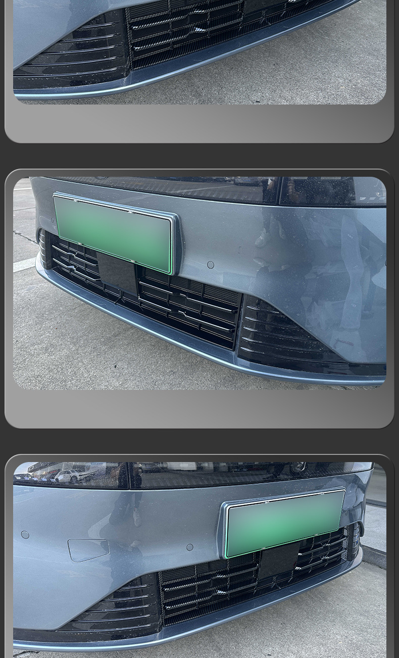 Suitable for 24-26 models of Lynk & Co 07, specialized water tank anti-insect net, front grille exterior modification decorative accessories