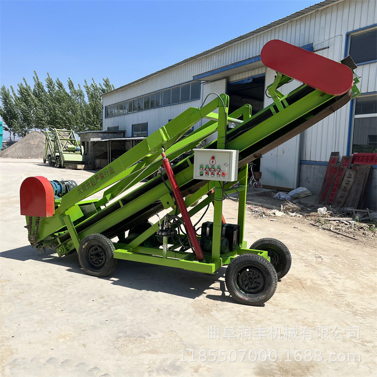 高储料池四米取料机省人力电动扒取机大高度青贮取草机饲料坑设备