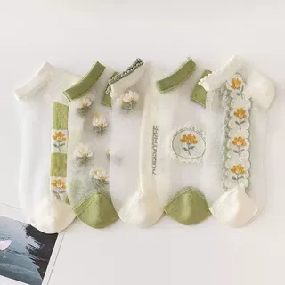 袜子女春夏船袜水晶丝女袜可爱运动女士夏季薄款短袜批发吸汗运动