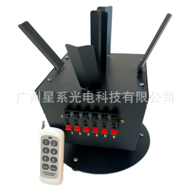 厂家供应6组旋转遥控电子点火器喷花机