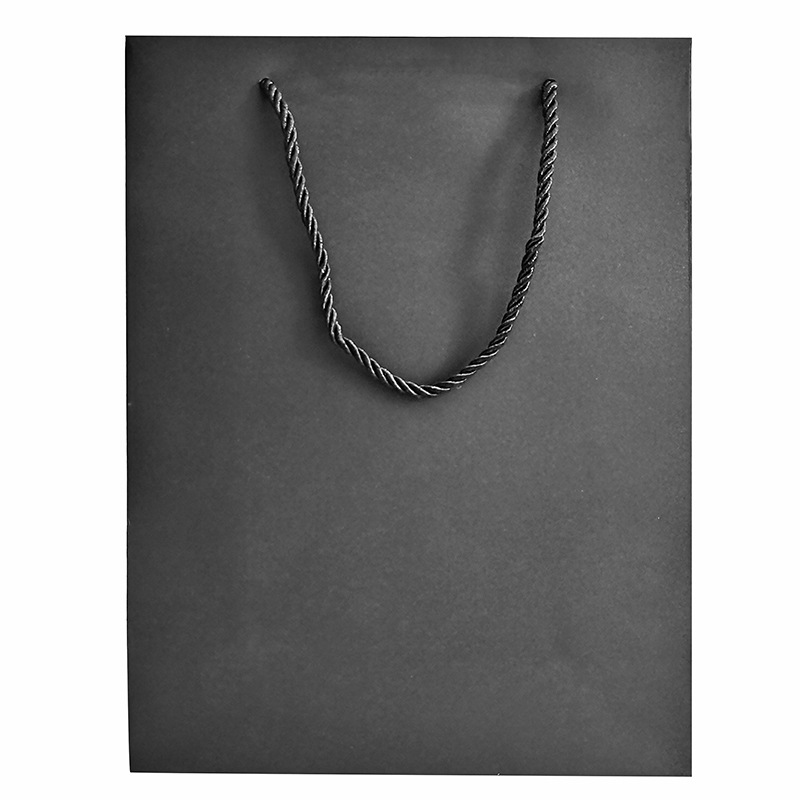 特价清仓黑卡纸袋礼盒包装袋 服装店牛皮纸袋 购物手提礼品袋现货