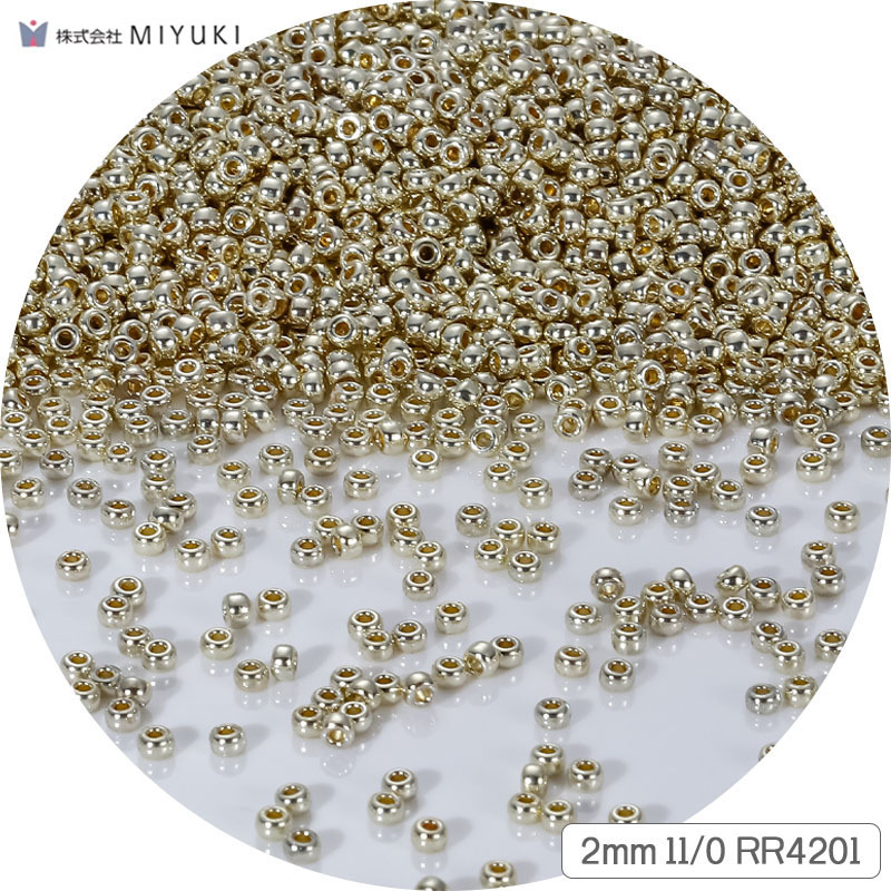 2mm miyuki/rr4201 ancient silver/5g-500 capsules