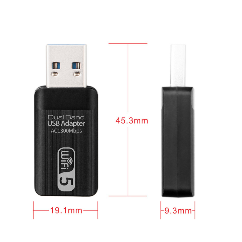 USB3.0インターフェースAC1300Mデュアルバンドギガビット無線LANカードWIFI信号受信機および送信機デュアルバンド強化|undefined